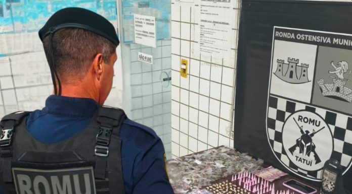 Guarda Municipal recolhe mais de 1.600 porções de drogas em Tatuí