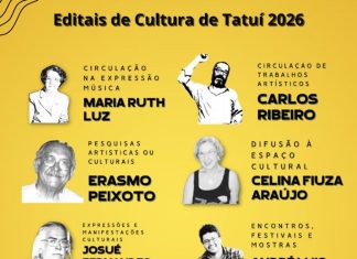 Seis Editais Municipais de Cultura de Tatuí 2026 divulga os proponentes habilitados