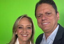 Tarcísio de Freitas declara apoio à candidatura de Alessandra Gonzaga