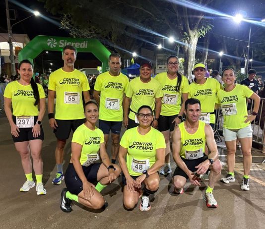 Equipe Contra Tempo Running de Tatuí corre em Quadra