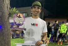 Djavan Vieira fica em sexto na 5ª Quadra Night Run