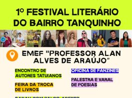FliTatuí reúne leitores, estudantes, escritores e artistas neste sábado