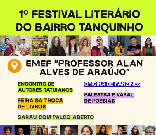 FliTatuí reúne leitores, estudantes, escritores e artistas neste sábado