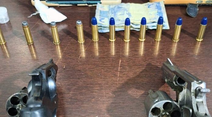 Ação da GCM de Tatuí prende 2 por porte de armas no Congonhal