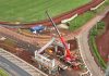 Obras de acesso em Tatuí tem lançamento de vigas de integração de viaduto
