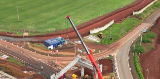 Obras de acesso em Tatuí tem lançamento de vigas de integração de viaduto