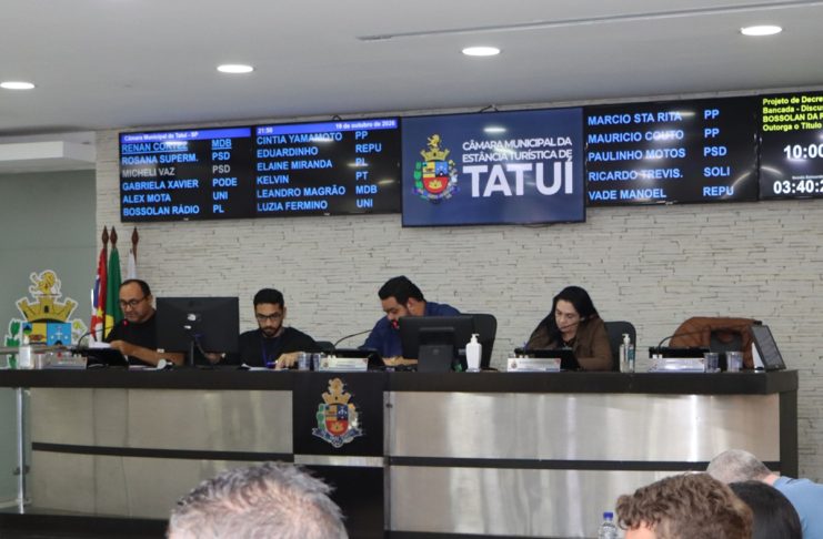 11 projetos de lei e são apresentados na Câmara Municipal de Tatuí