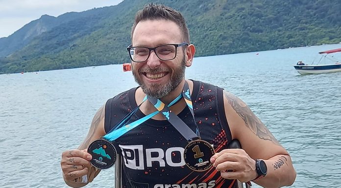 Atleta tatuiano fica em 1º lugar na categoria PCD do “Aquamundo”