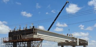 Novo viaduto em Tatuí já tem a instalação de suas vigas